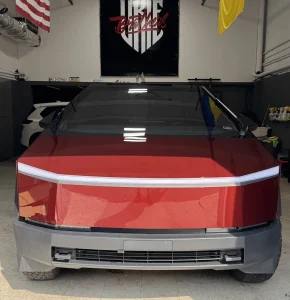 tesla red gloss