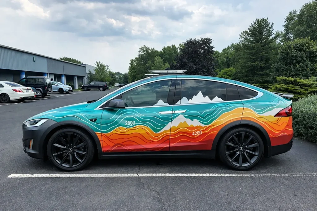 tesla x wrap