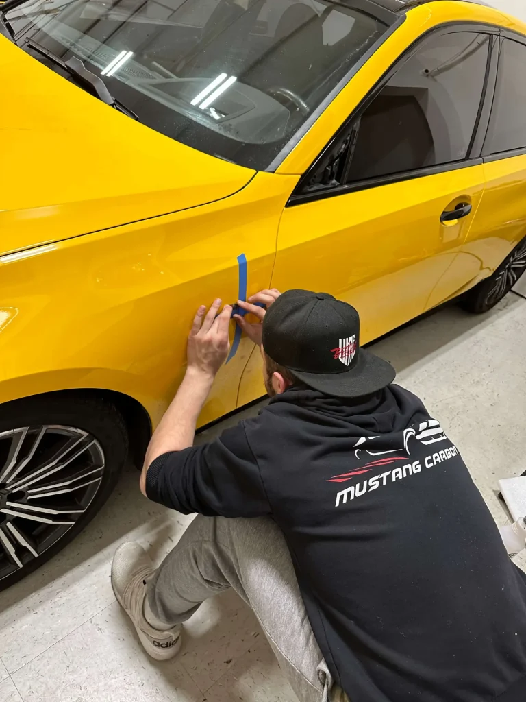 vinyl wrap process preparation