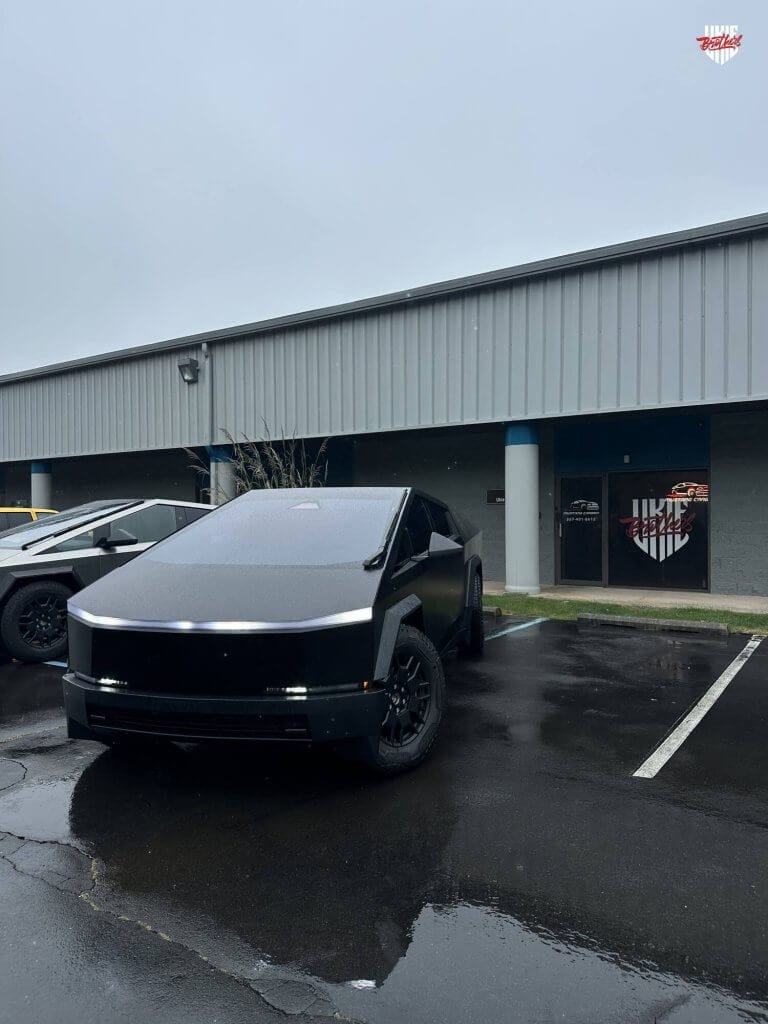 Professional Tesla Wrap Services – Model 3, Y, S & Cybertruck 1 cybertruck matte black