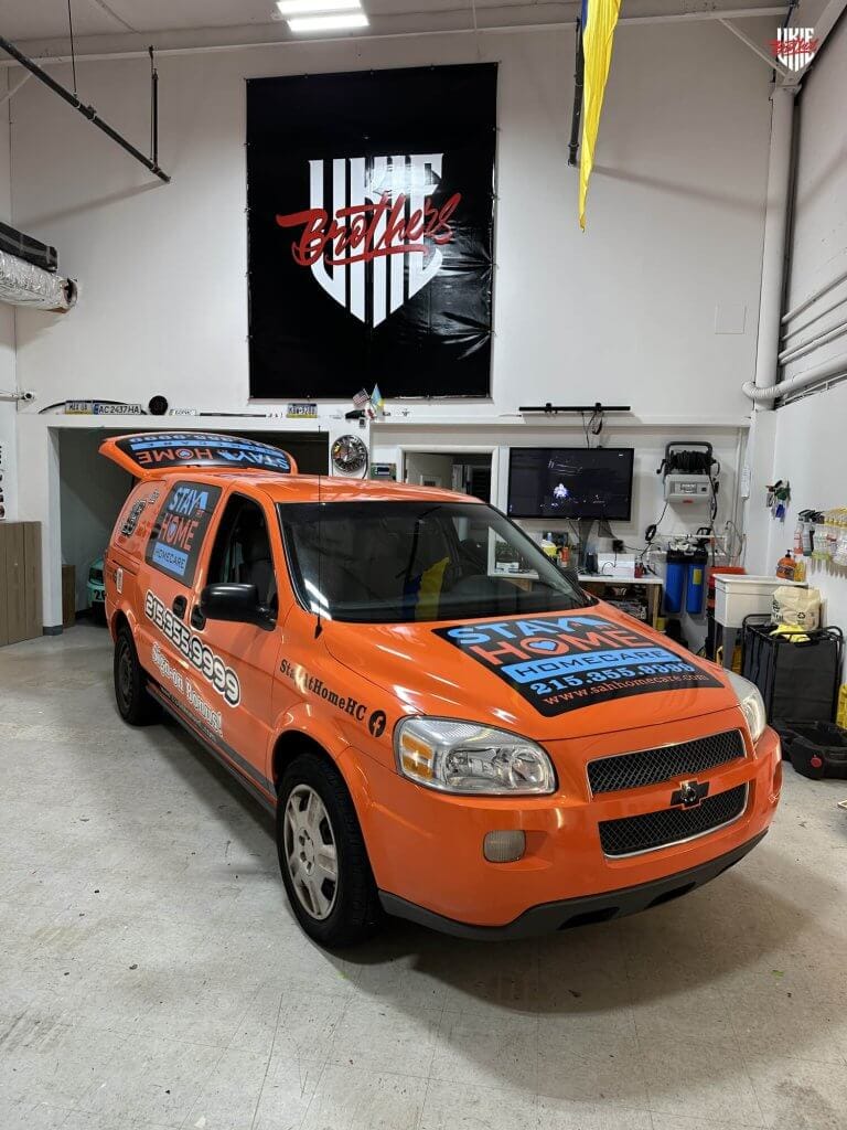 Car Wrap, PPF & Custom Projects | Ukie Brothers Portfolio 14 headlight and wrap