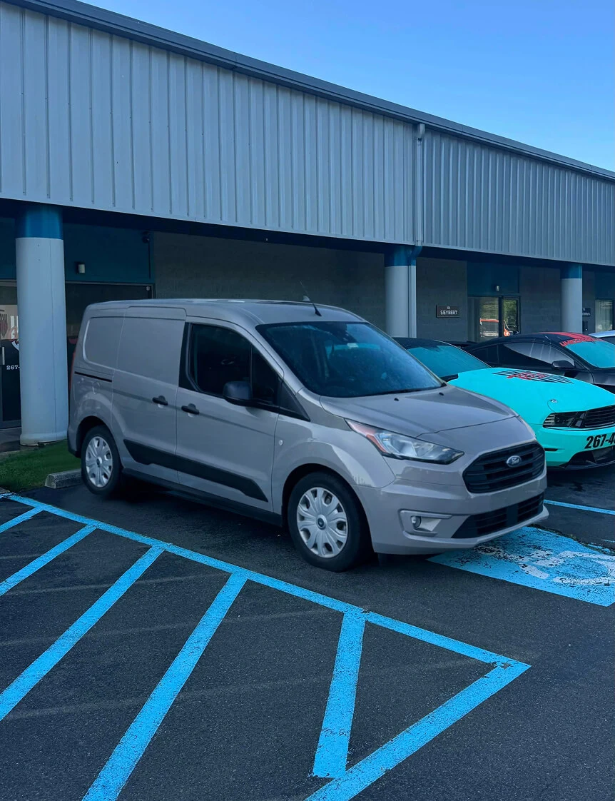  Grey Ford before vinyl wrap